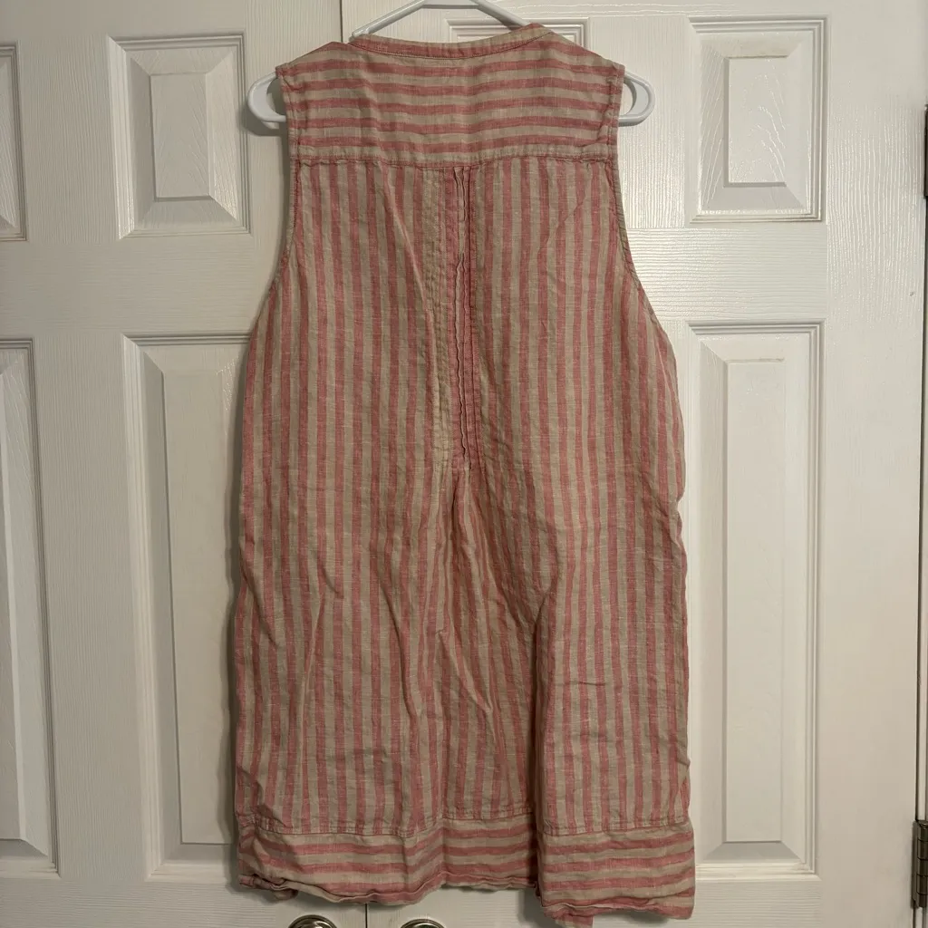Faherty Isha Linen Dress Size L - Image 3
