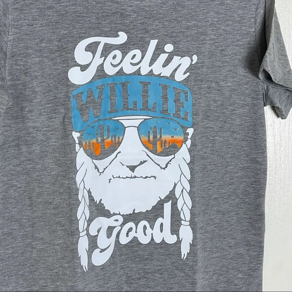 Feelin Willie Good graphic tee new Blue Size XL - Image 2