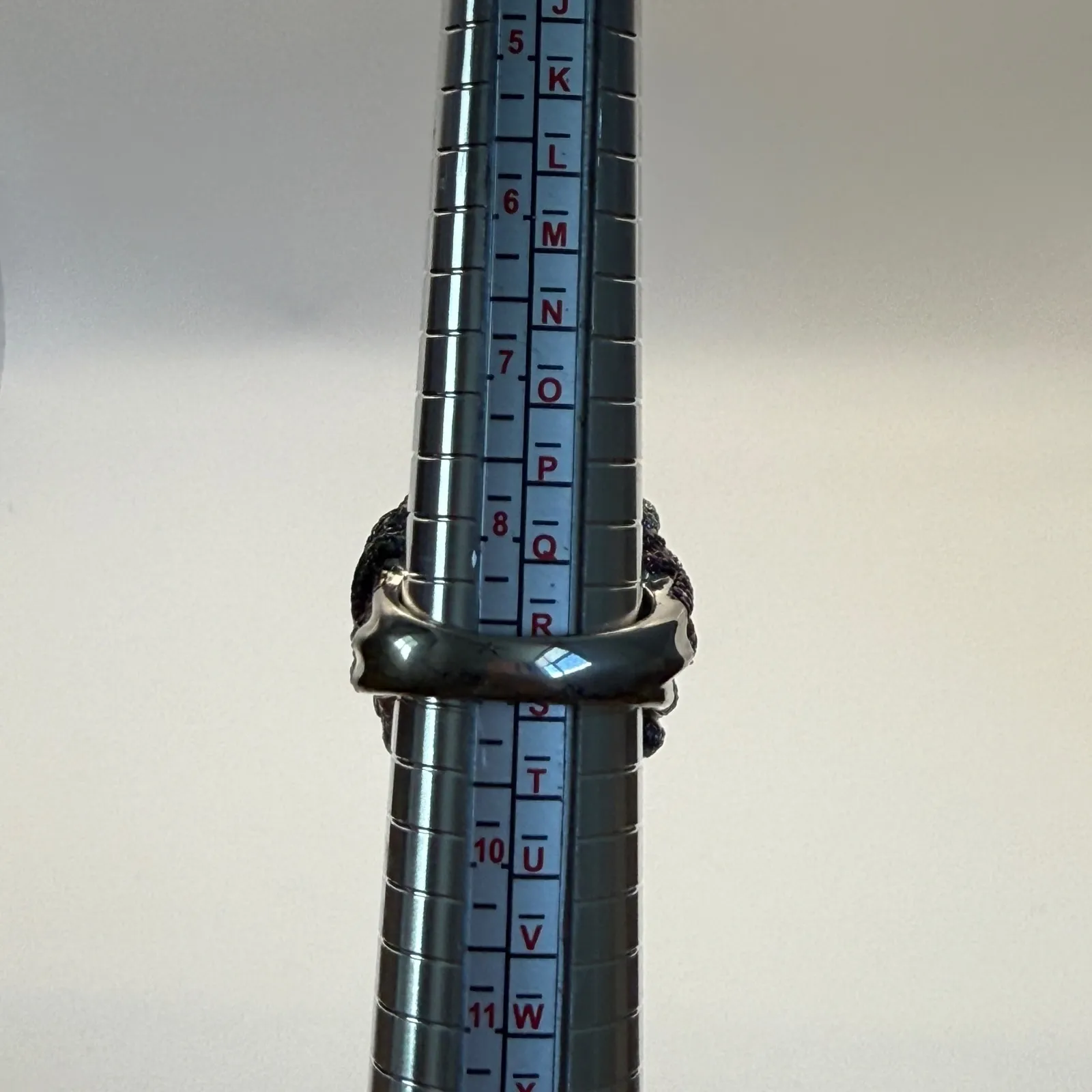 Love Knot Cocktail Ring Multicolor Rhinestone Statement Ring sz 9 Silver - Image 7