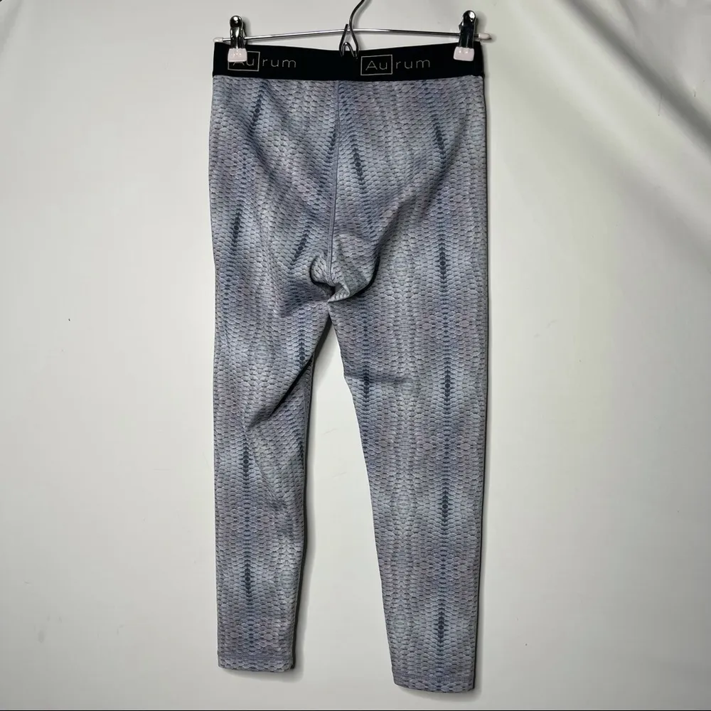 AURUM STEEL SCALES SNAKE CROPS SMALL LEGGINGS sz S - Image 5