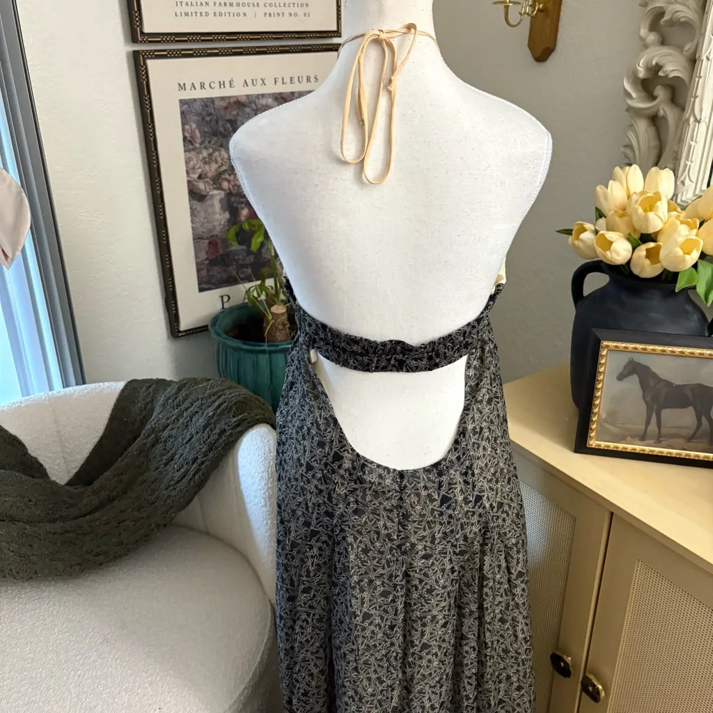 RAG & BONE Silk Maxi‎ Halter Dress Size 8 - Image 3