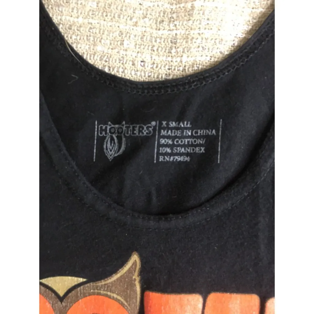 B25 #10 Hooters Super Sexy Girl Worn Uniform Tank From Daytona Beach Florida Xs - Image 3