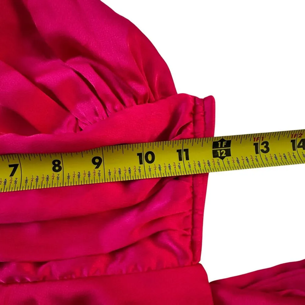 Lucy in the Sky Pink Halter Fit & Flare Mini Dress Women Size XS | 49-9 - Image 4