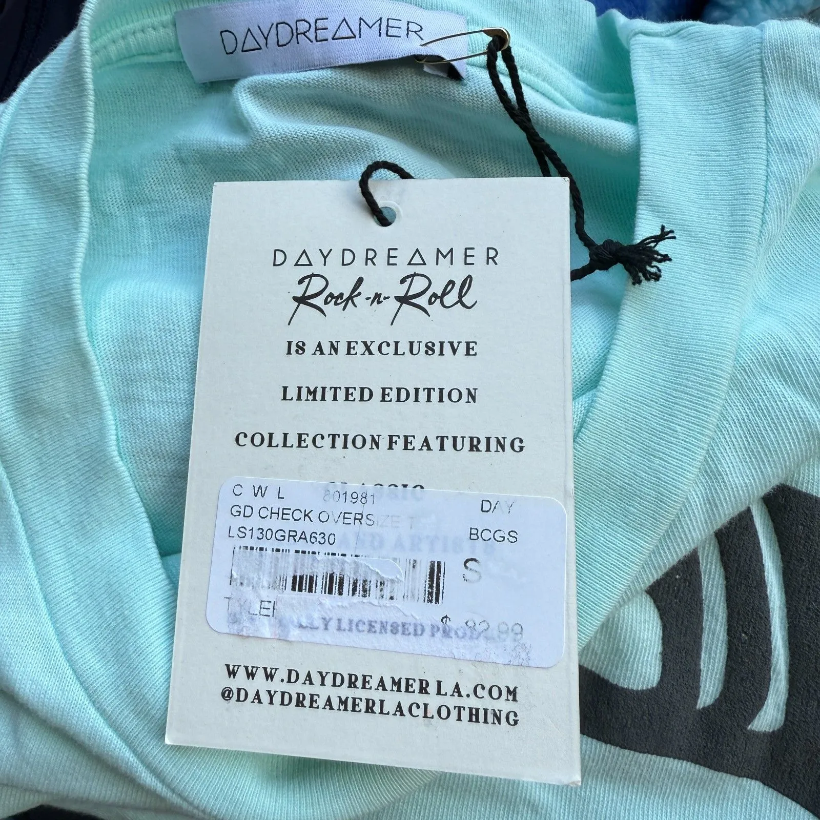 Daydreamer Grateful Dead Checkered Oversized Long Sleeve - Image 10