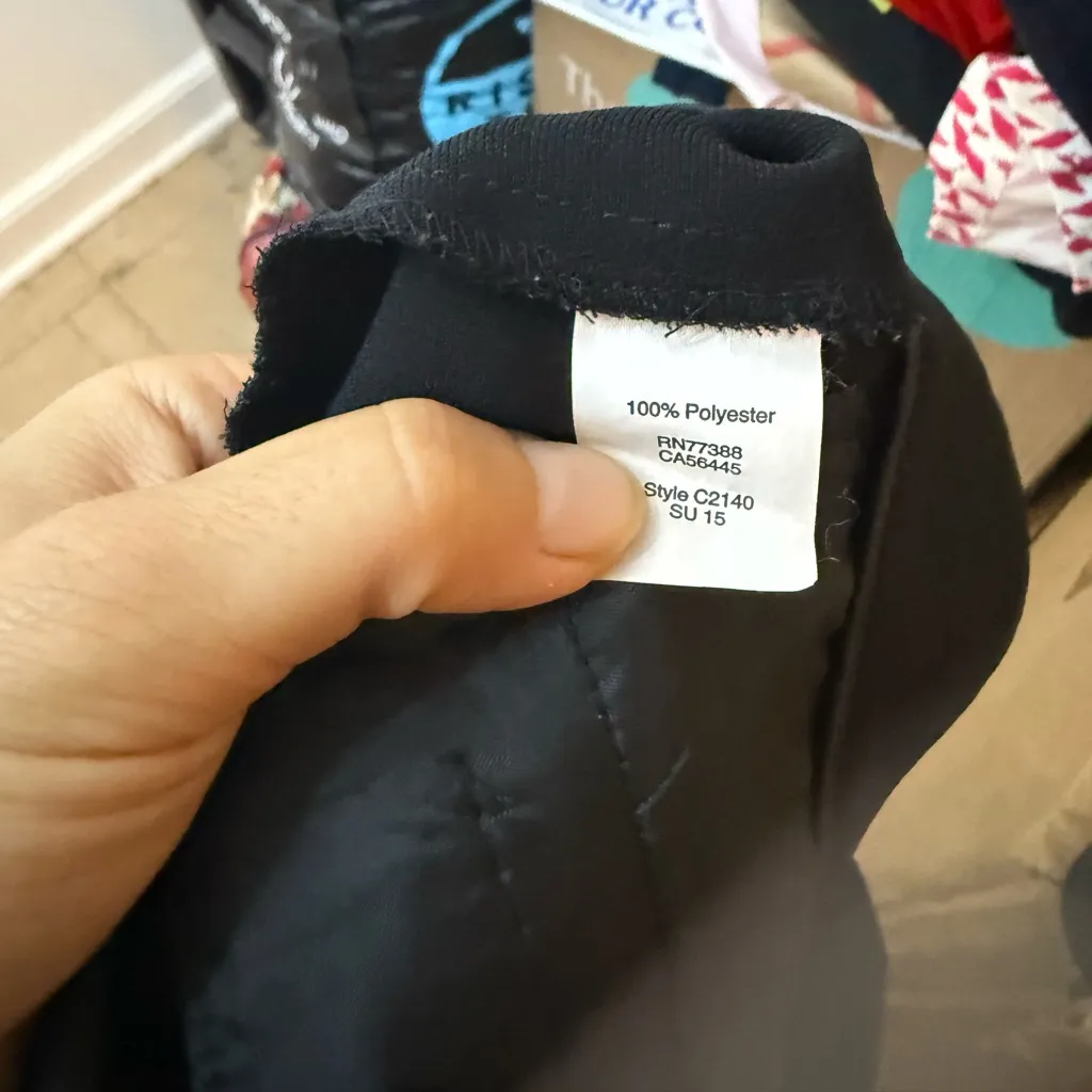 J. Crew Black Drapey Side Zip Shorts - Image 3