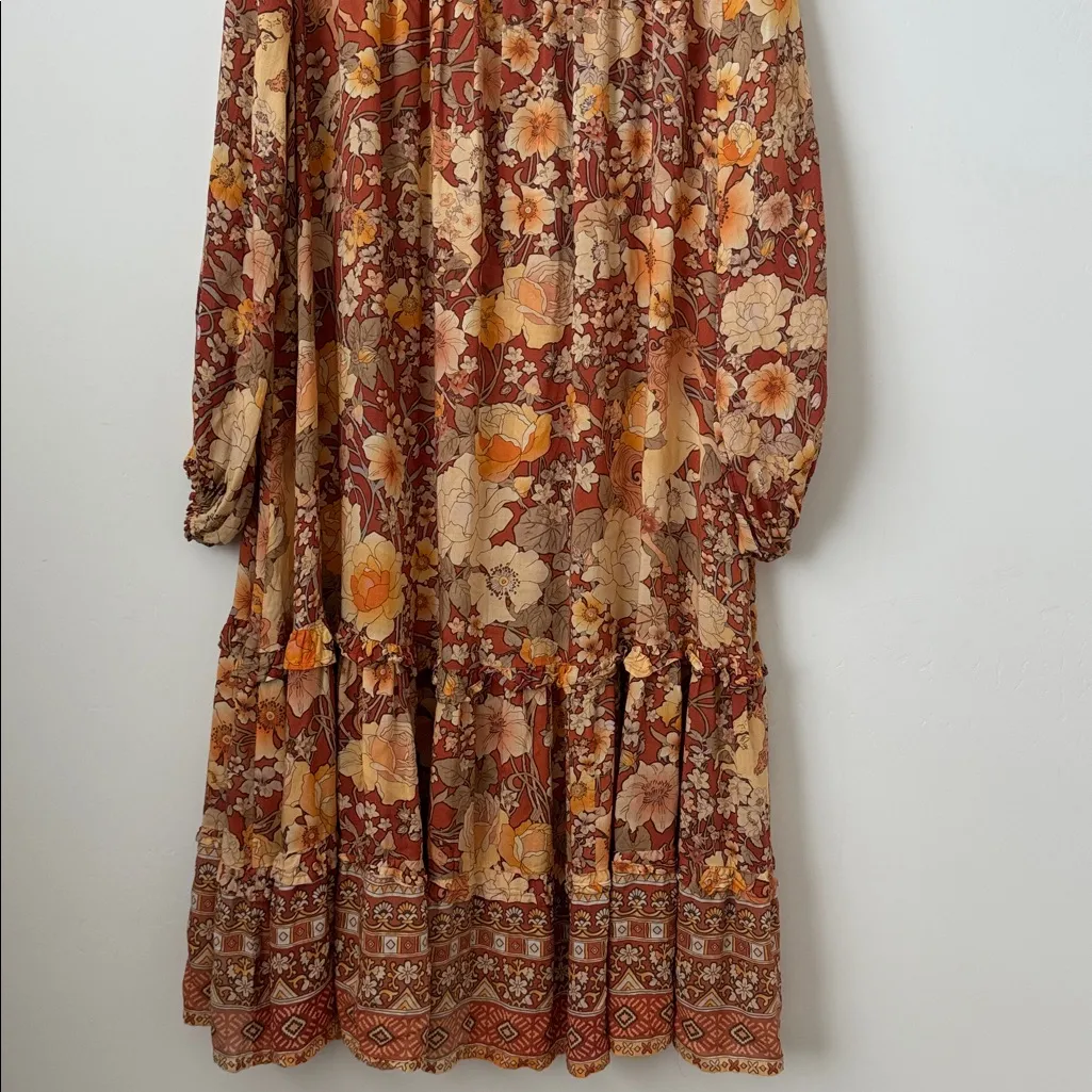 Spell & The Gypsy Amethyst Boho Midi Dress Size:S - Image 10