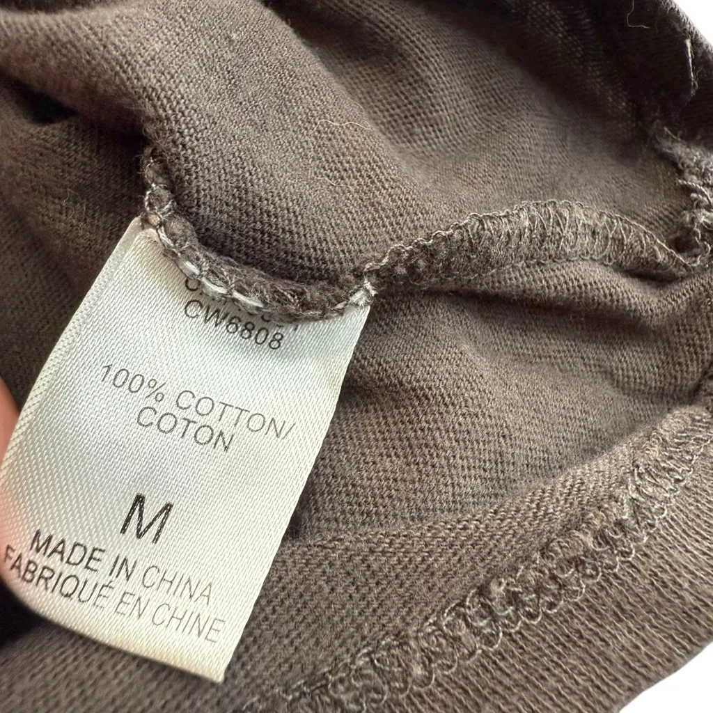 Chaser M Tiger Love Graphic Tee Shirt Brown 100% Cotton‎ Distressed Indie Sleaze - Image 4