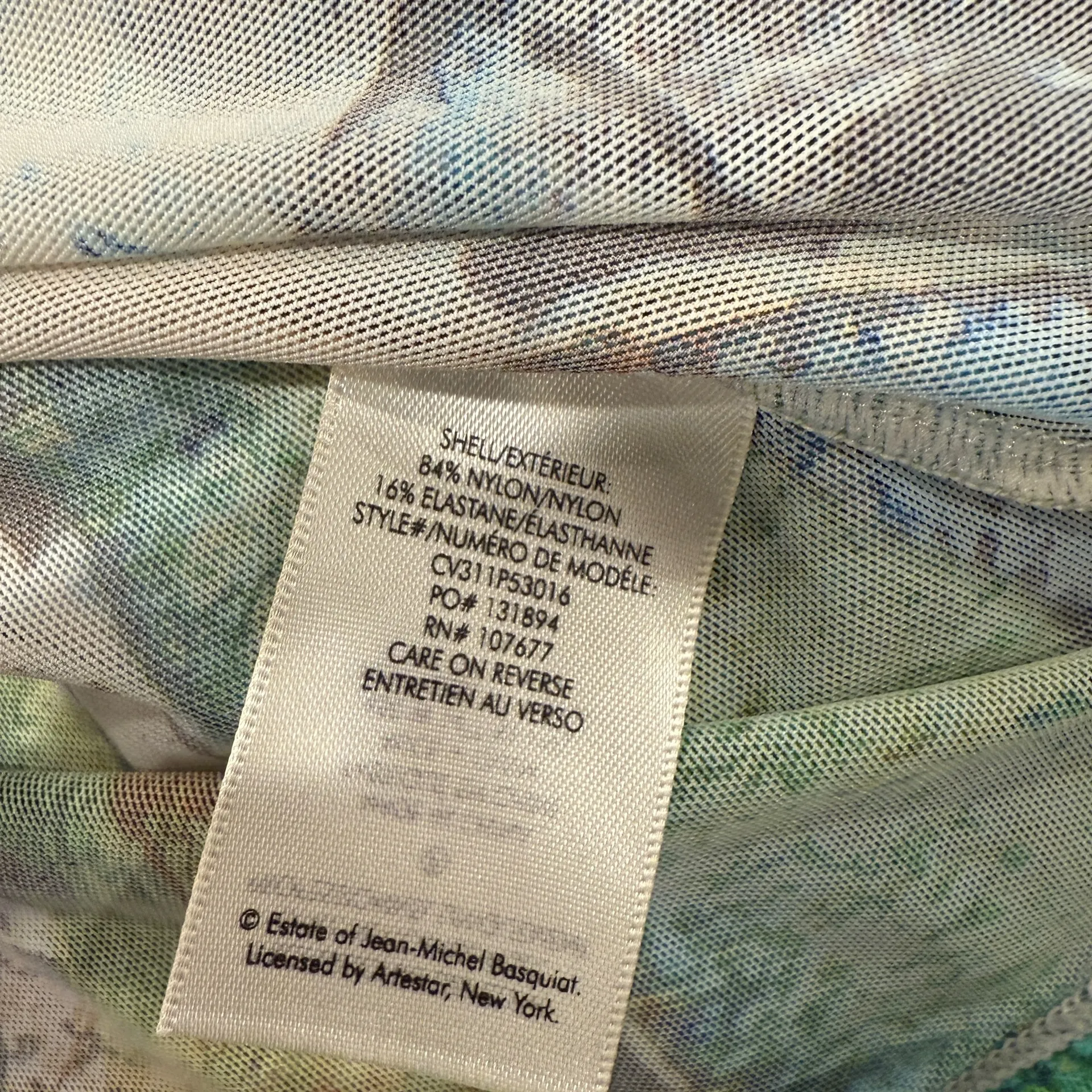 Alice + Olivia X Basquiat Delaina Top Long Sleeve Women's Size Large Shirt - Image 7