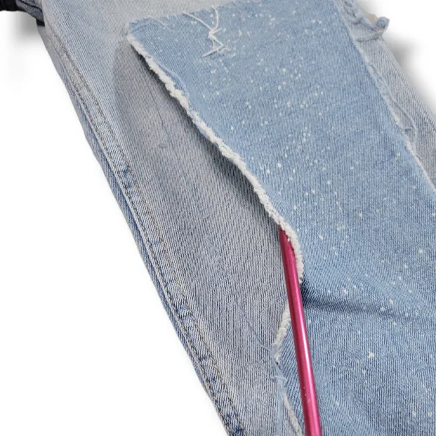 Abercrombie & Fitch Zoe Natural Rise Ankle Straight Jeans Size 24/00s 23x25 Blue Denim Pants  - Image 7