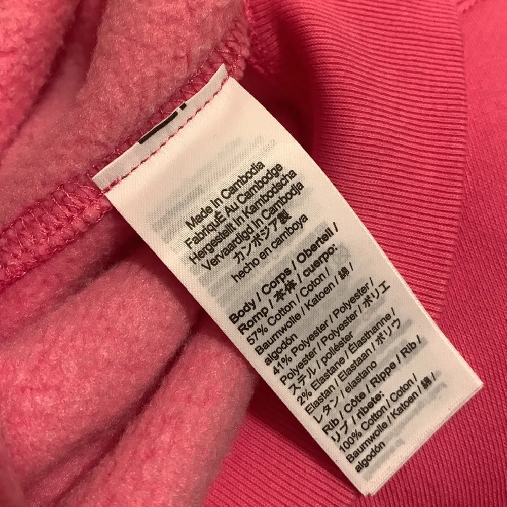 J. Crew Heritage fleece chalet de ski graphic sweatshirt (Sz XL) Hot Pink - Image 8