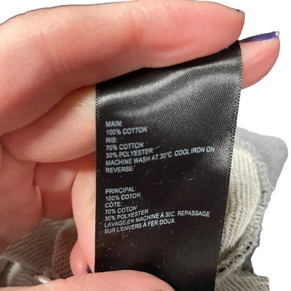 Whistles Cheetah Flocked Sweatshirt Grey Marl Size XS Gray - Image 10