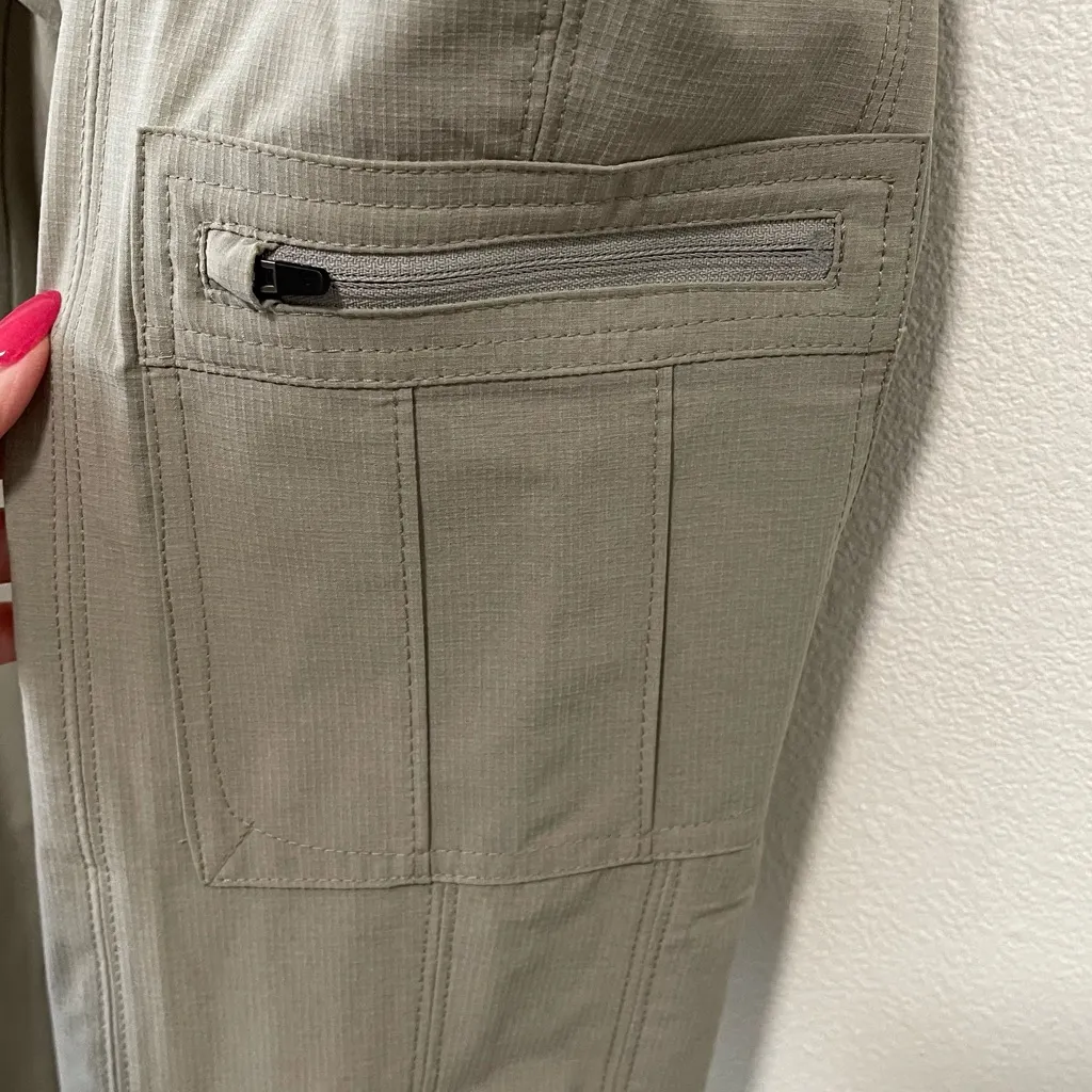 Kuhl Horizn Skinny Pants Women's Khaki Outdoor Hiking UPF 50+ Size 10 Reg - Image 14