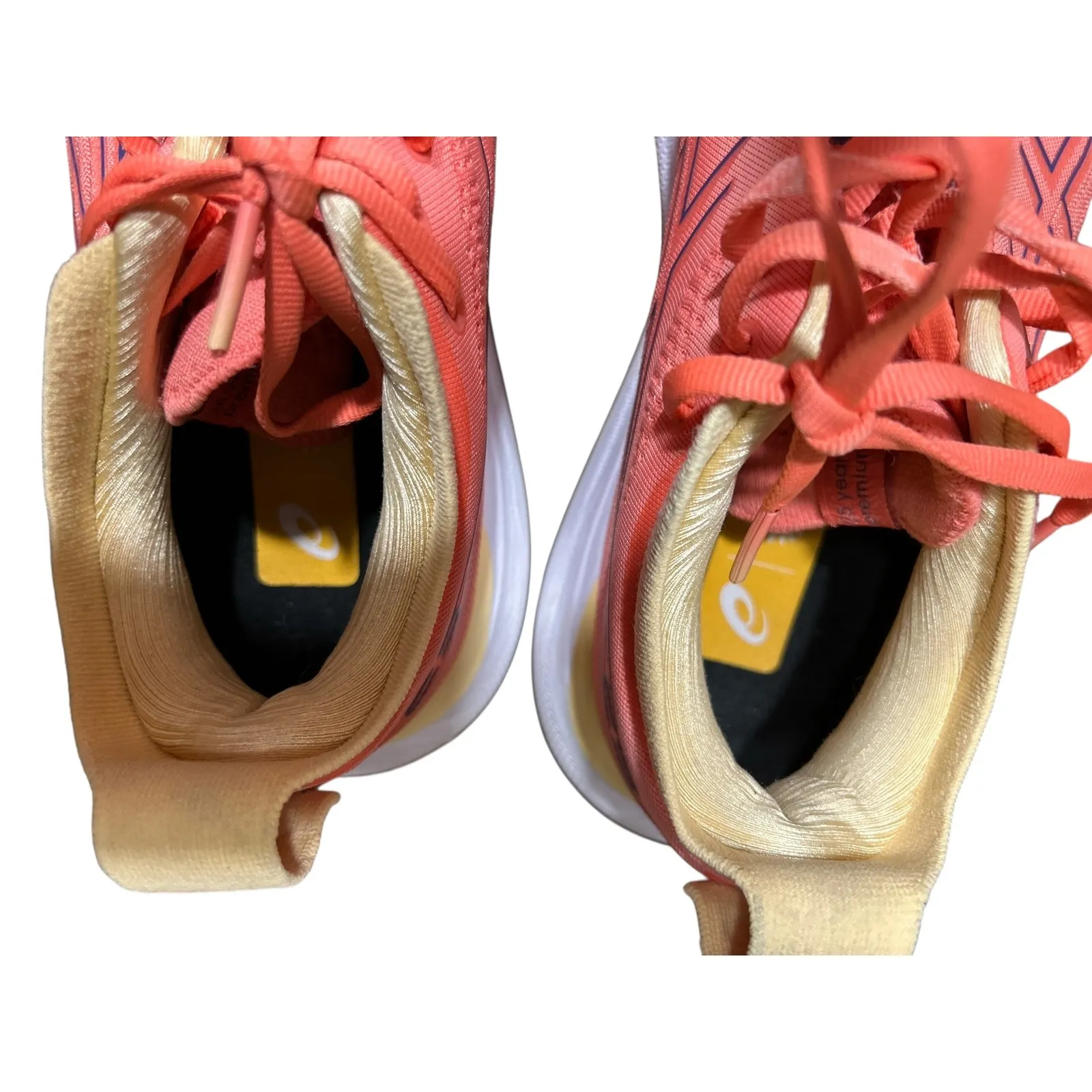 ASICS GEL NIMBUS 25 Coral Running Shoes Women Size 9 gLightweight Comfort - Image 13