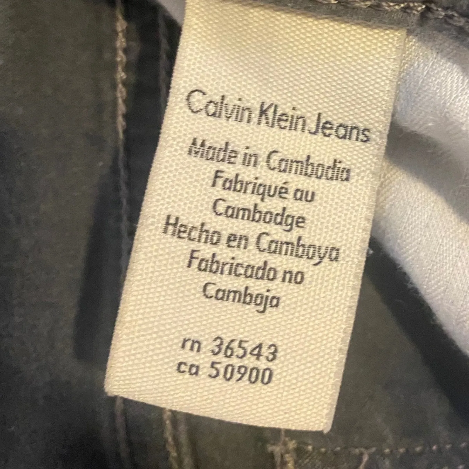 Calvin Klein Fashion Mid-Rise Skinny Ankle W/Zipper Jean Microfiber - Image 5