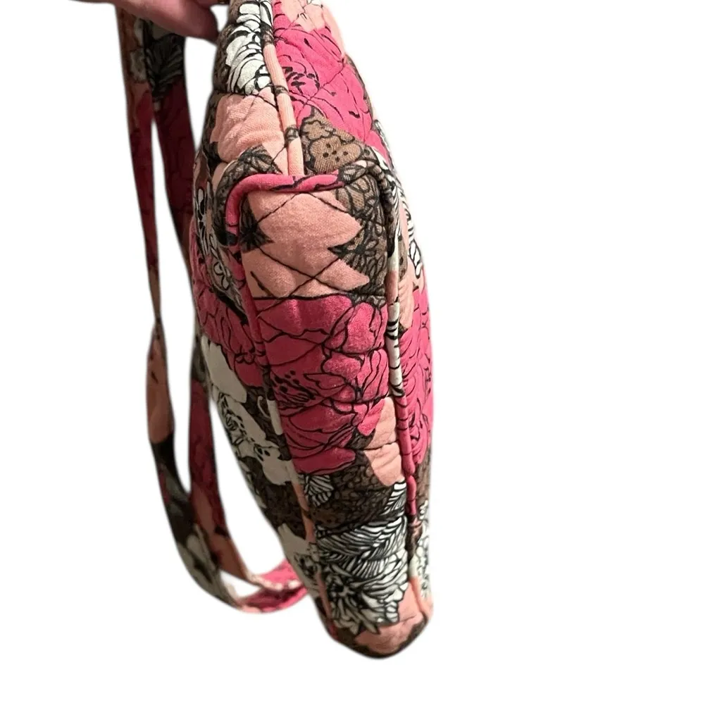 Vera Bradley Mini Hipster Crossbody in Retired Print Mocha Rouge - Image 5