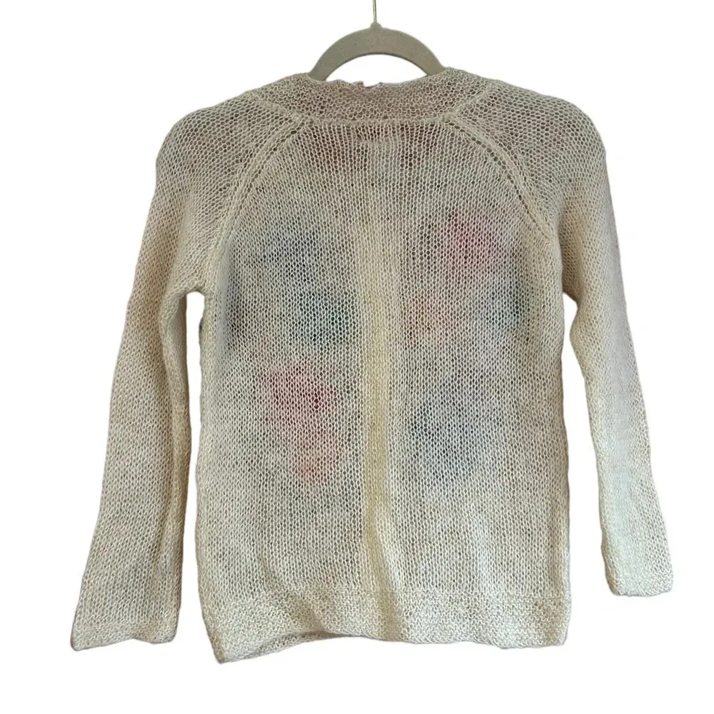 FOREVER 21 VINTAGE Y2K FLORAL EMBROIDERED CARDIGAN - Image 2