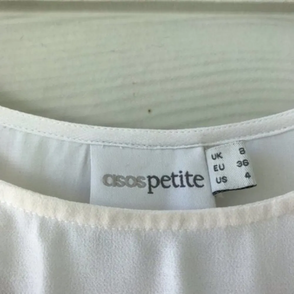 ASOS Petite White Midi Dress Geo Tribal Beaded - Image 98