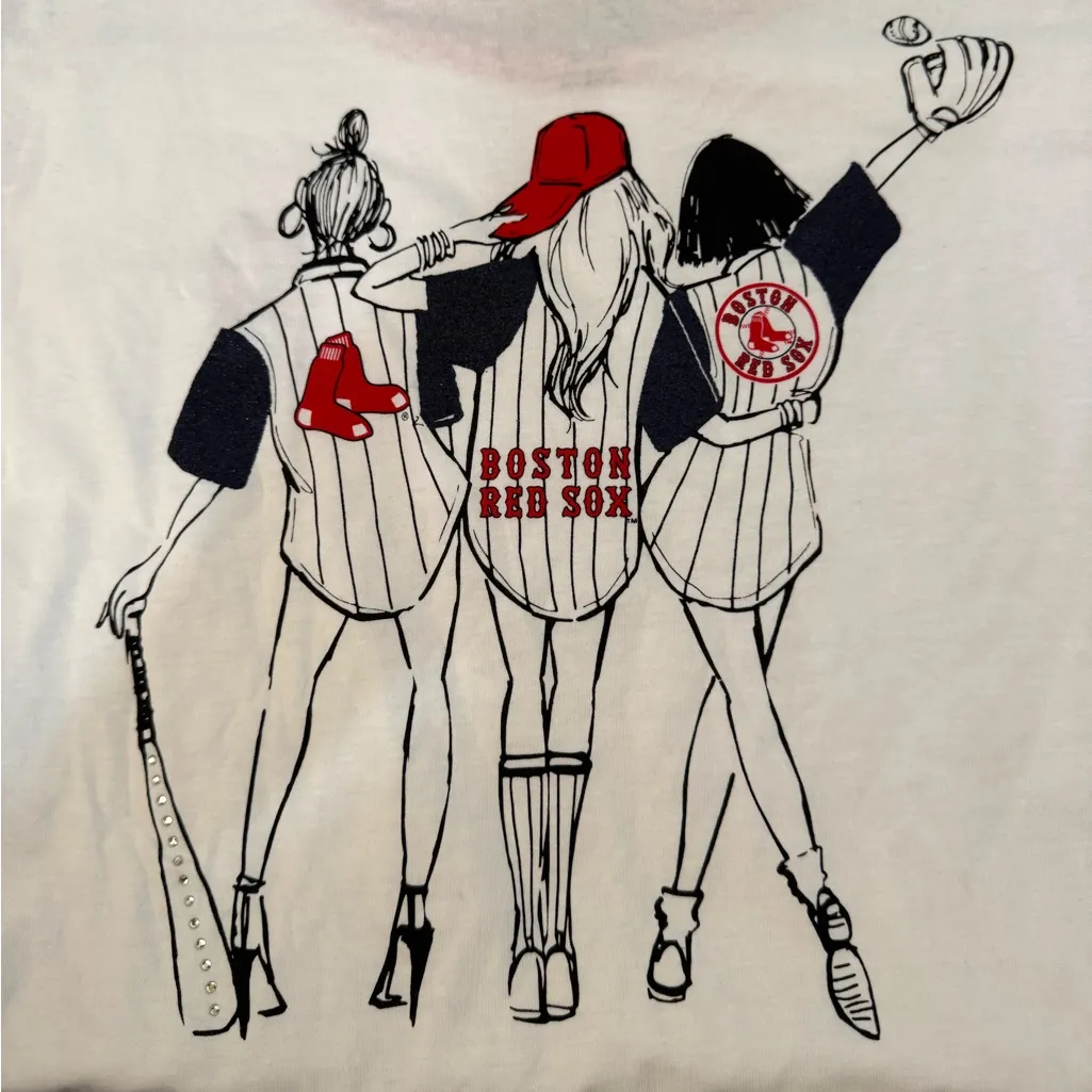NWOT! Women’s Boston Red Sox red short sleeve baseball t - Image 3