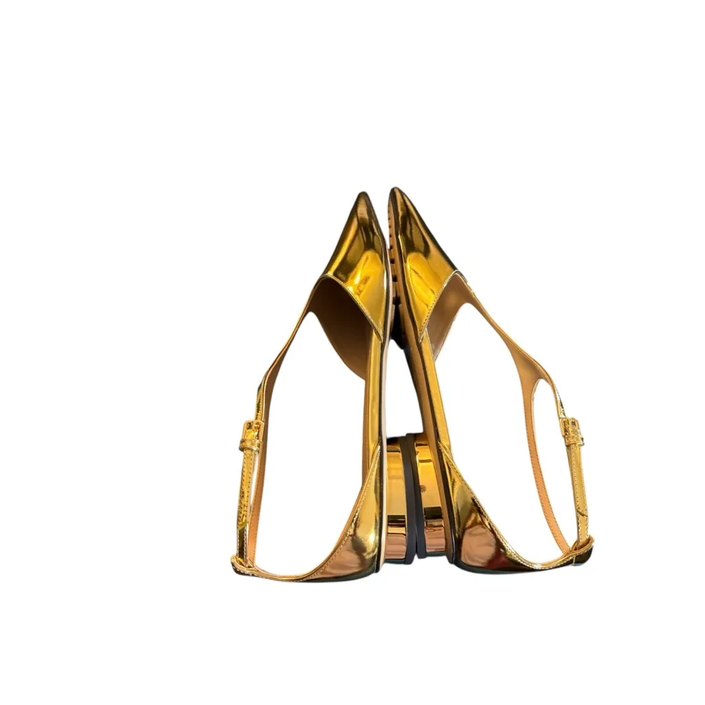 NWT & Box Bottega Veneta Patent Leather Rocket T-Bar Ballerina Flats EU 39/US 9 - Image 8