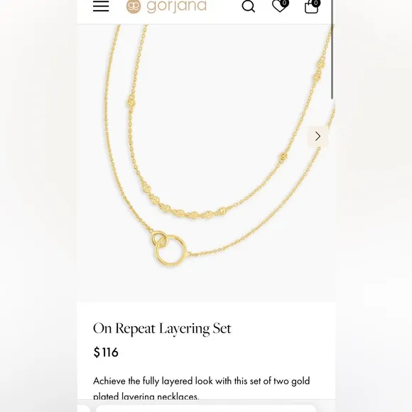 layered necklaces (2 pc) - Image 2