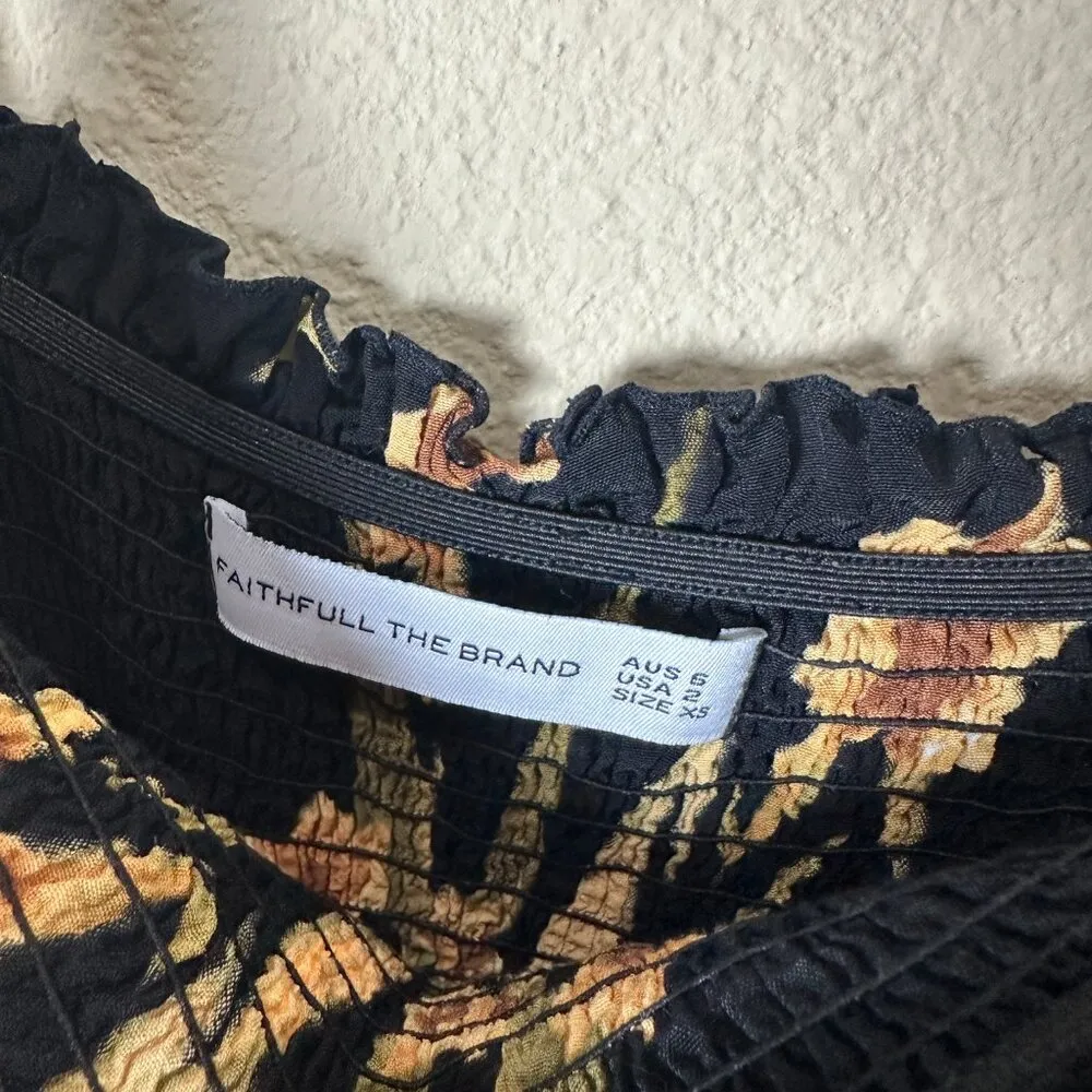 REVOLVE Faithfull the Brand Allover Smocked Mini Dress Sundress - size 2 - Image 5