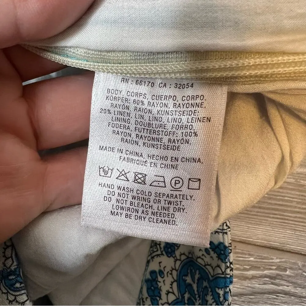 Anthropologie Featherbone Talese Wide Legs Pants sz 2 - Image 9