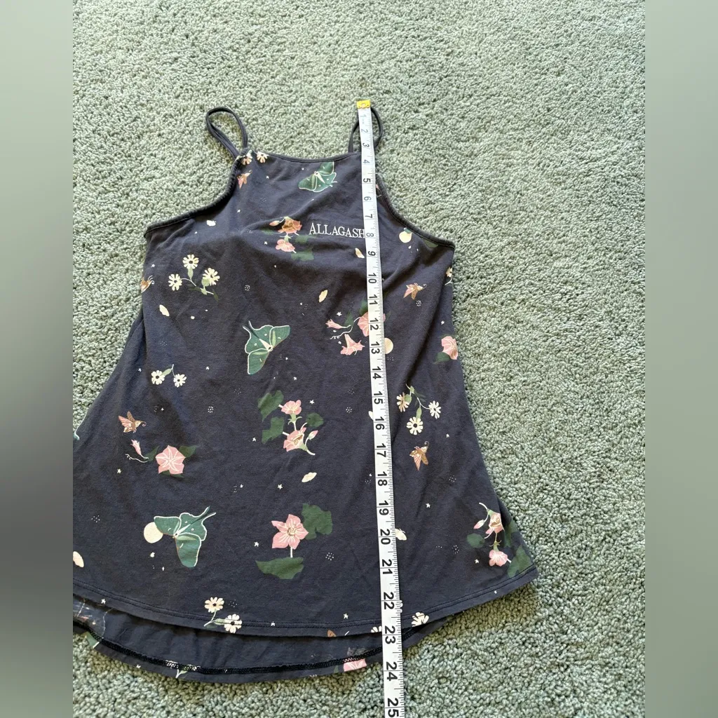 Patagonia Allagash Floral Tank Top Size S Organic Cotton Built In Bra Hiking - Image 3