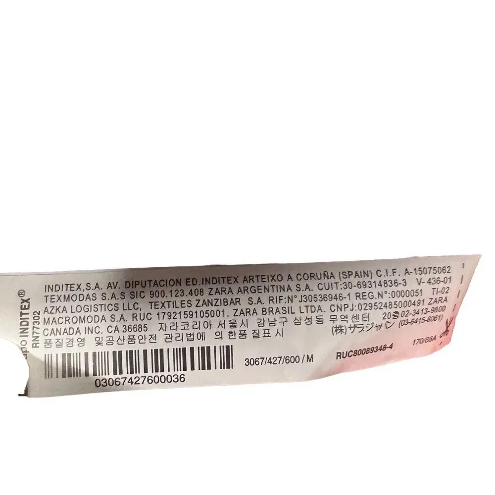 Zara Satin Effect Lace Up Star Bodysuit Red White Size‎ Medium - Image 12