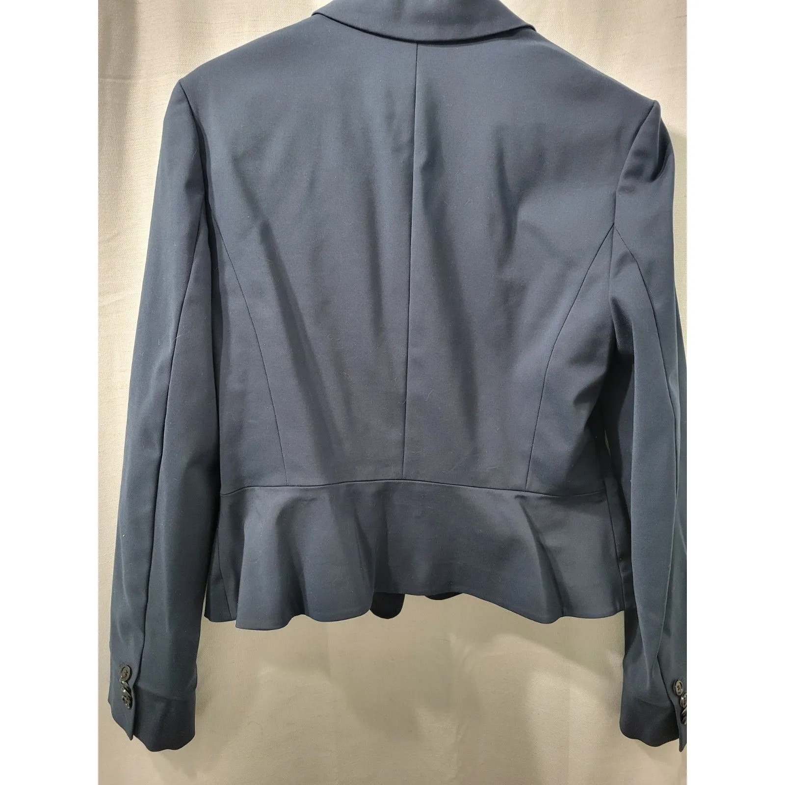 Ann Taylor  Blazer  Blue Navy  Size 12T - Image 3