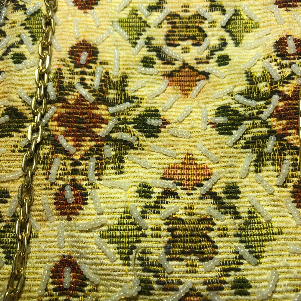 Antique Vintage Fine Arts hand bag Gold - Image 4