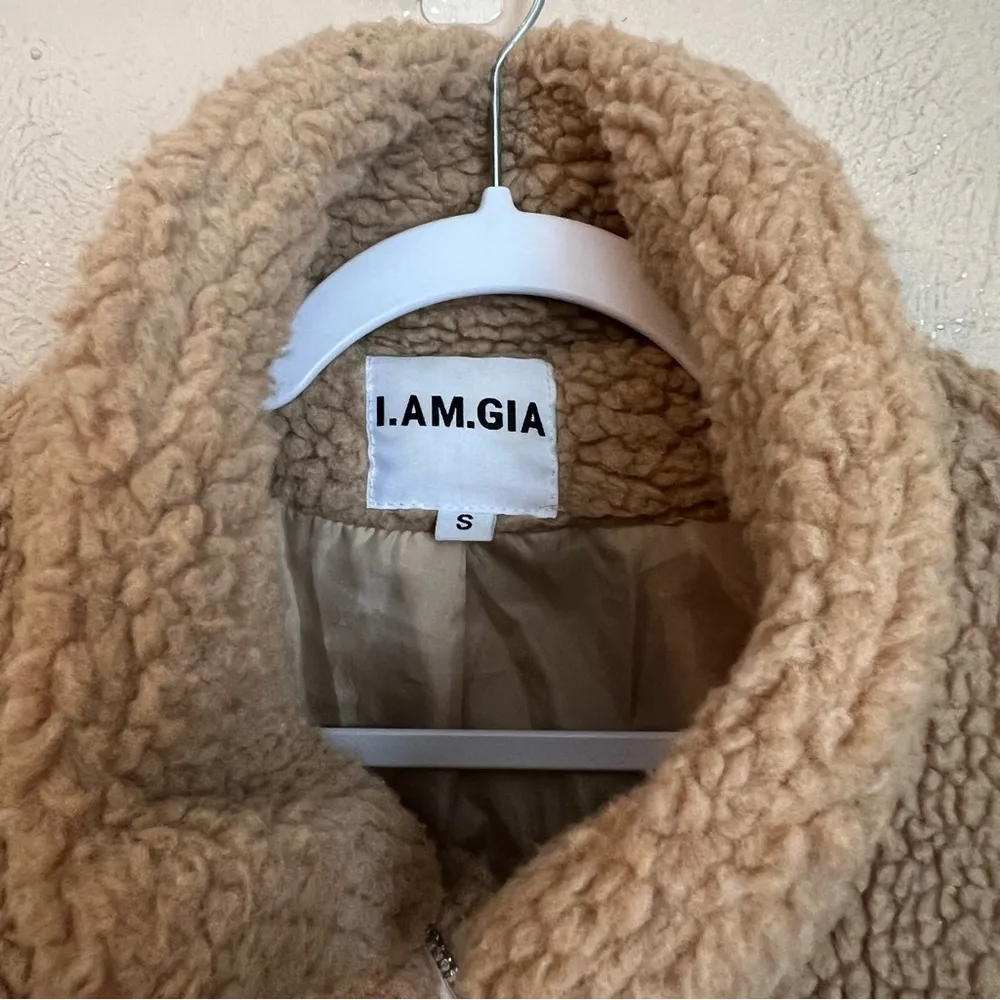 I am gia  Pixie Teddy Caramel Coat Small - Image 3