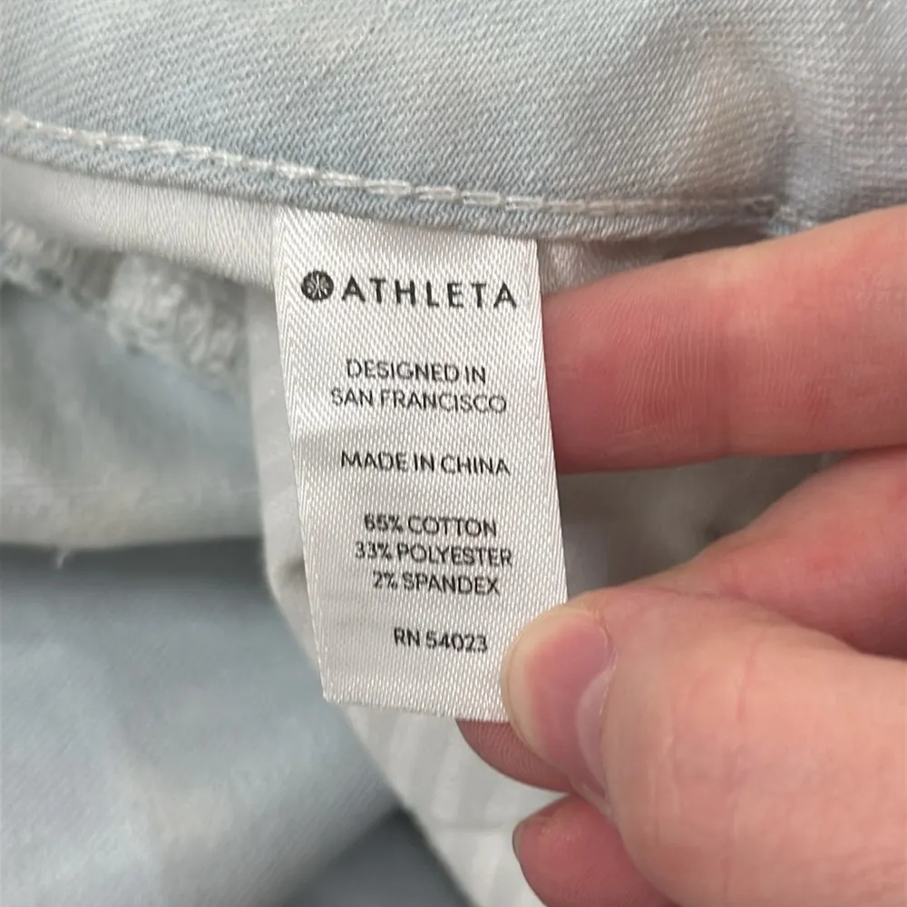Athleta Sculptek Light Blue skinny Jeans Size 2P - Image 12
