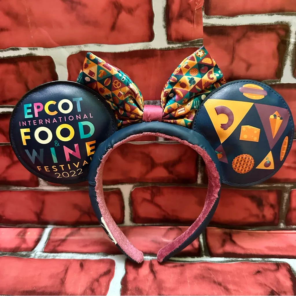 Colorful Epcot Food & Wine Festival 2022 Mickey Ears - Image 6