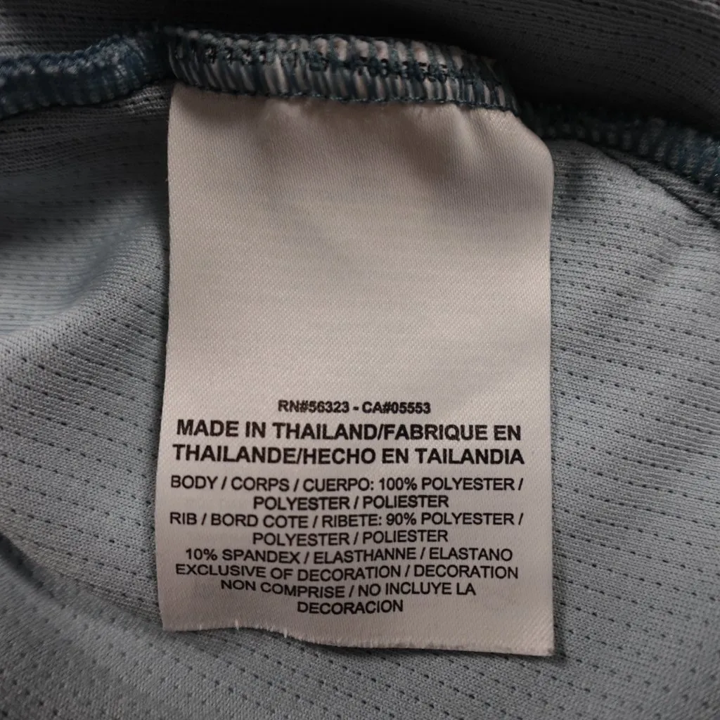 Nike Running Dri-Fit Long Sleeve Pullover; Blue/Gray; Medium - Image 10