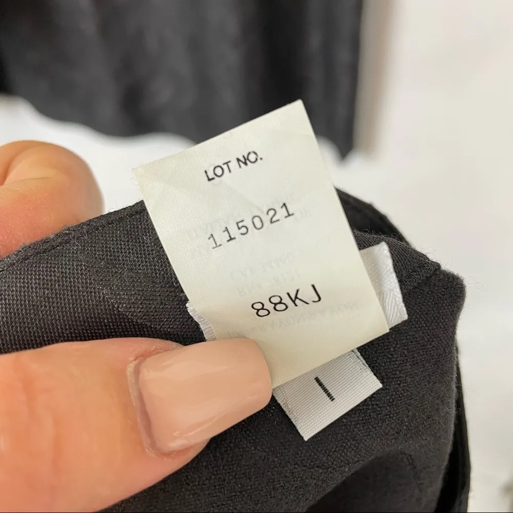 EILEEN FISHER size Small matching set black skirt jacket minimalist lagenlook - Image 8