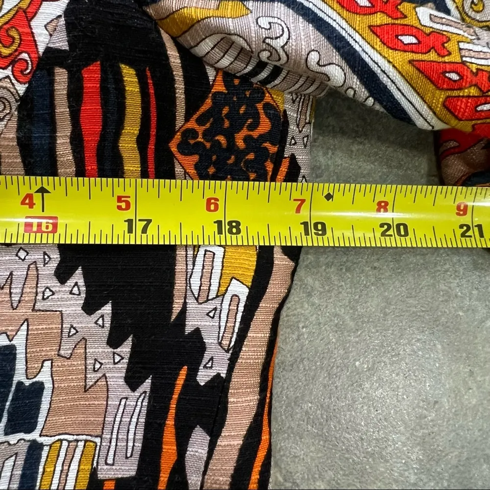 Trina Turk Womens Silk Blazer Tribal Diamond Moderna Sz 10 Southwestern Boho EUC - Image 9