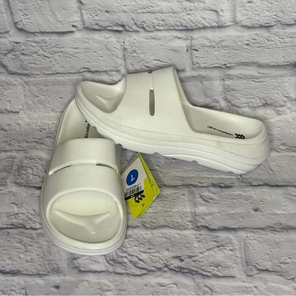 All in Motion White Women's Sandals - Image 3