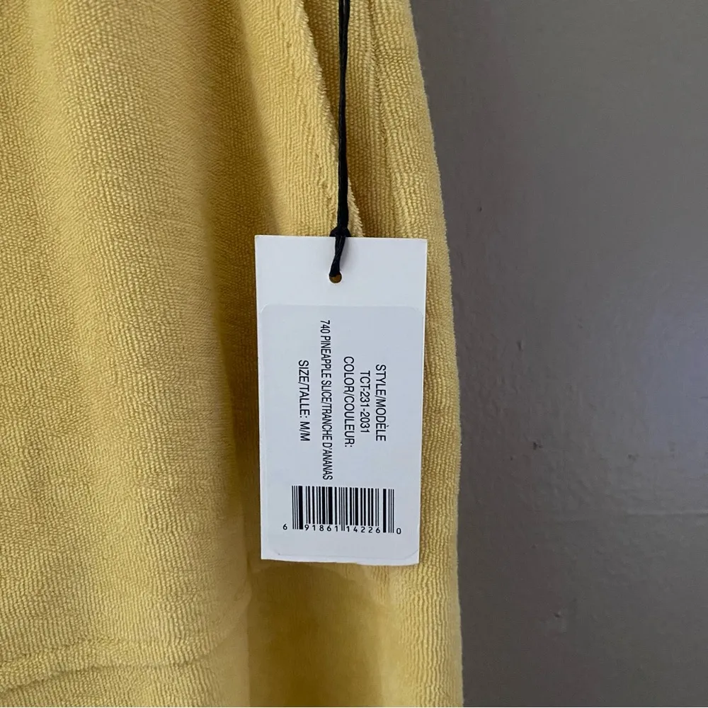 NWT Paper Label shorts Yellow Size M - Image 2