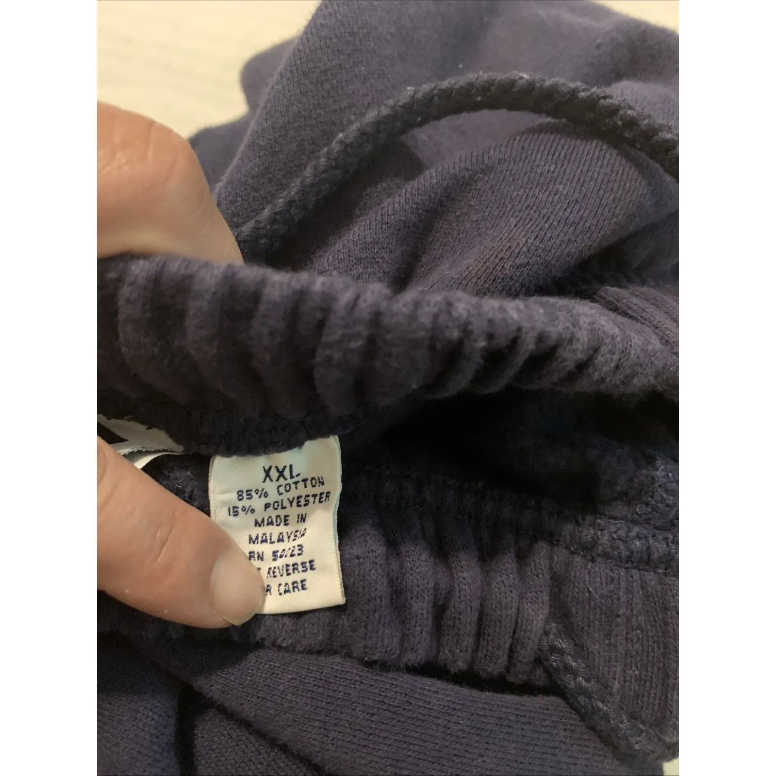 Gap Men's trousers, fitted at the ankle, navy blue Cotton Size XXL - Image 3