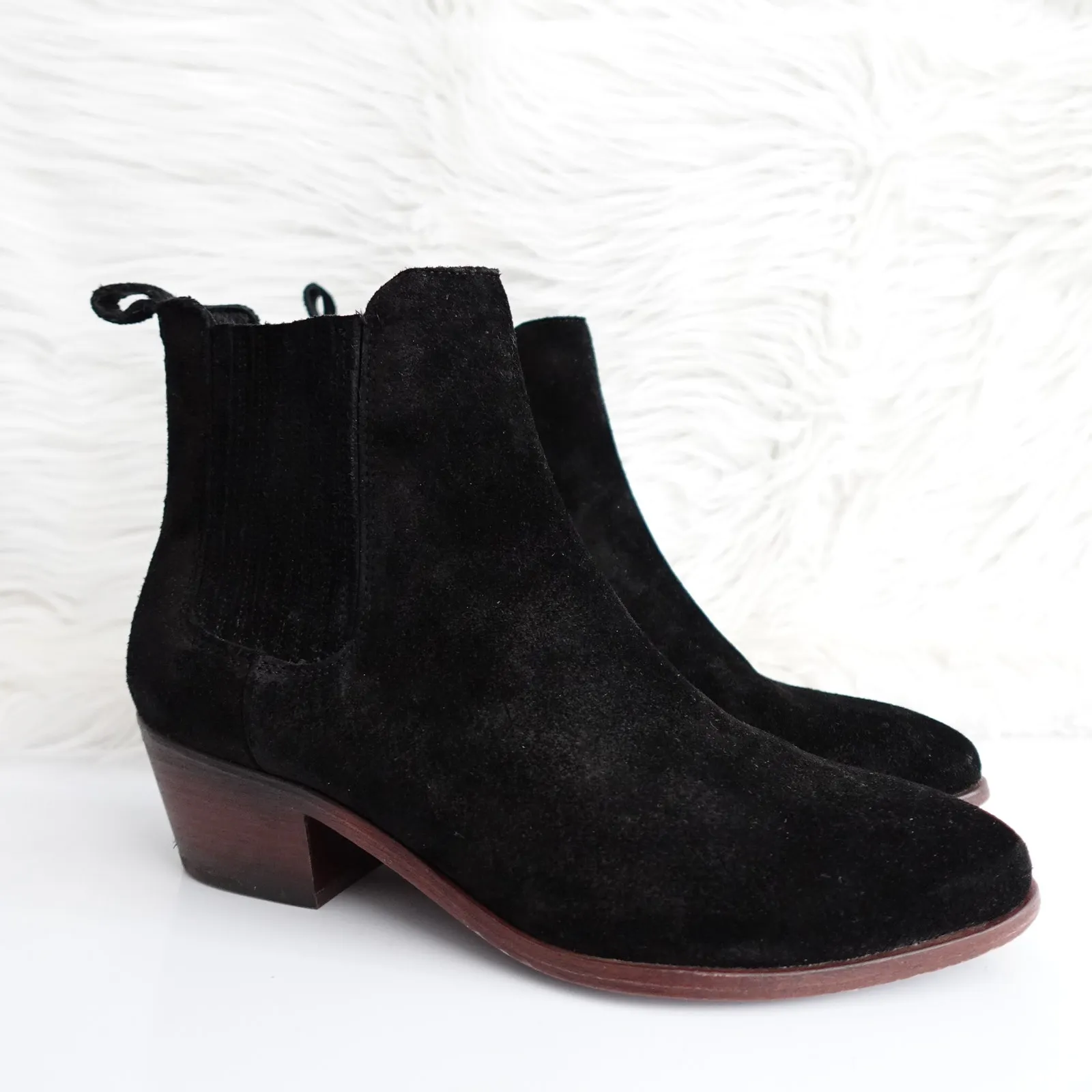 Thursday Boot Co Dreamer Bootie Black Suede Size 7 - Image 2