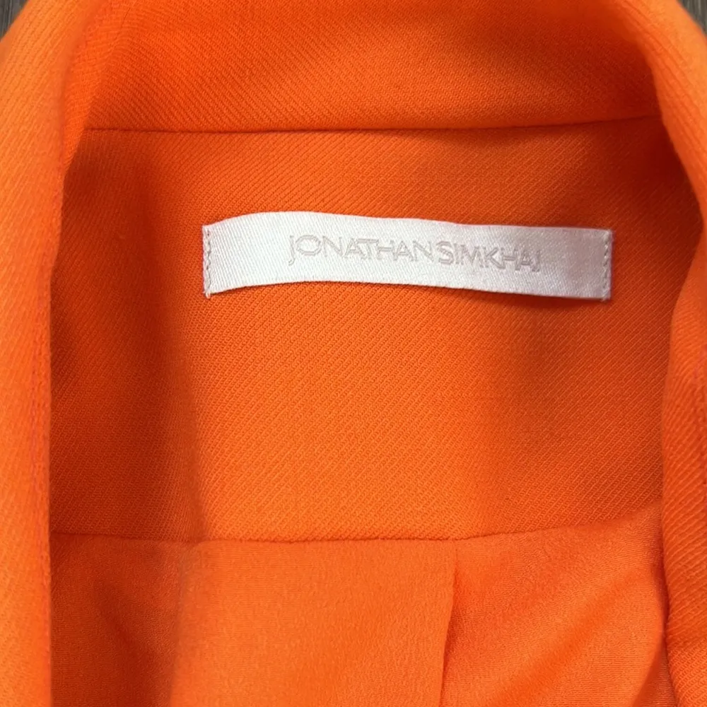Jonathan Simkhai Orange Blazer - Image 3