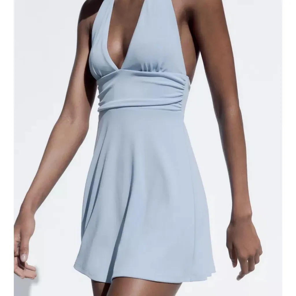 NWT Zara Halter Dress - Image 3
