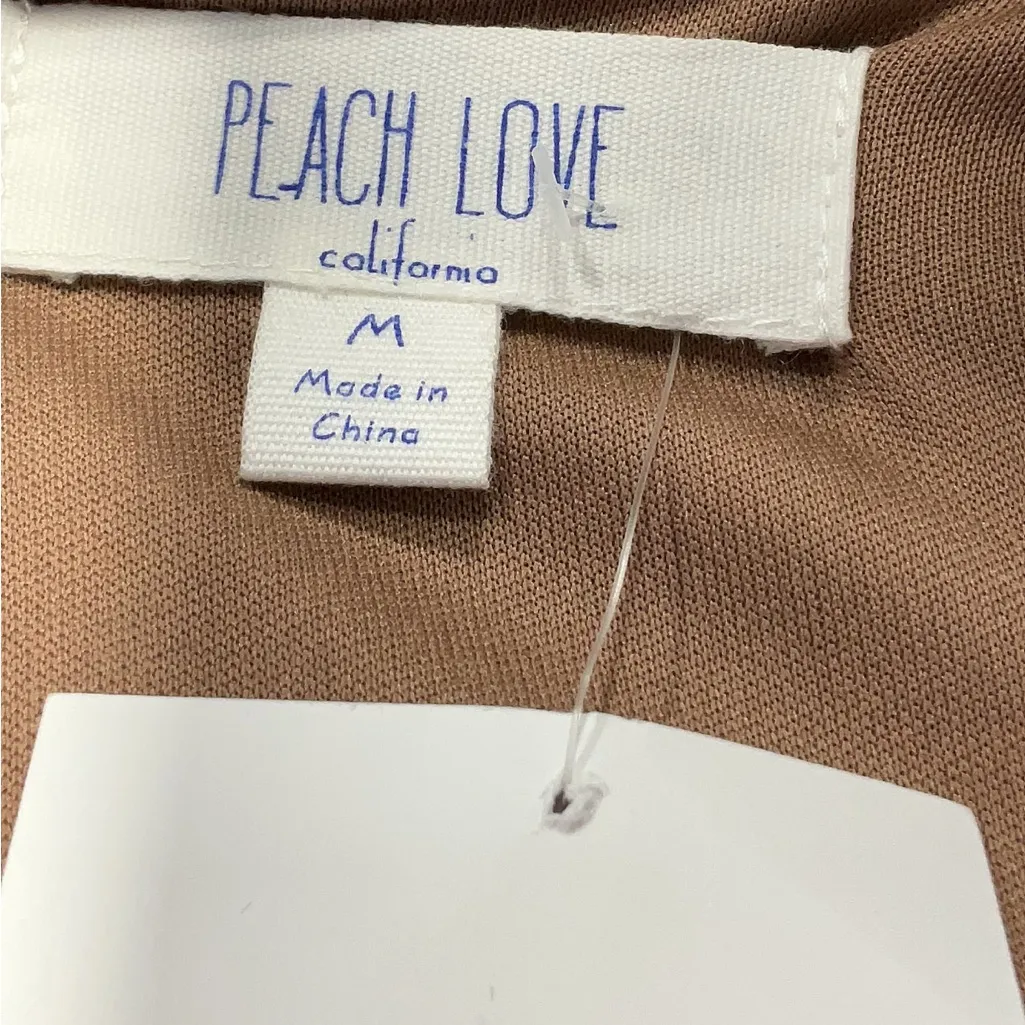 Boutique Peach Love Cheetah Leopard Animal Print Cocktail Dress New Without Tags - Image 5