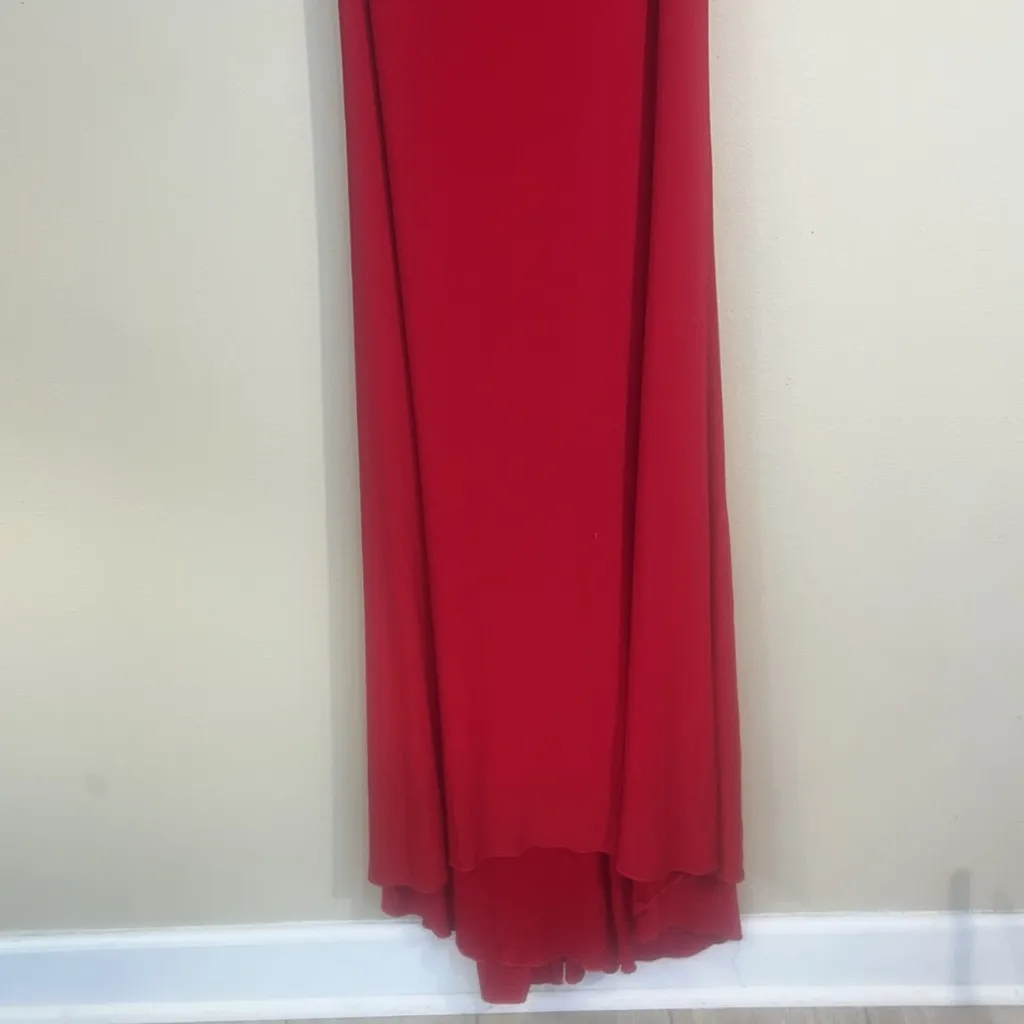 Sherri Hill Prom Dress Two Piece Beaded Red Sequin 6 - Image 4