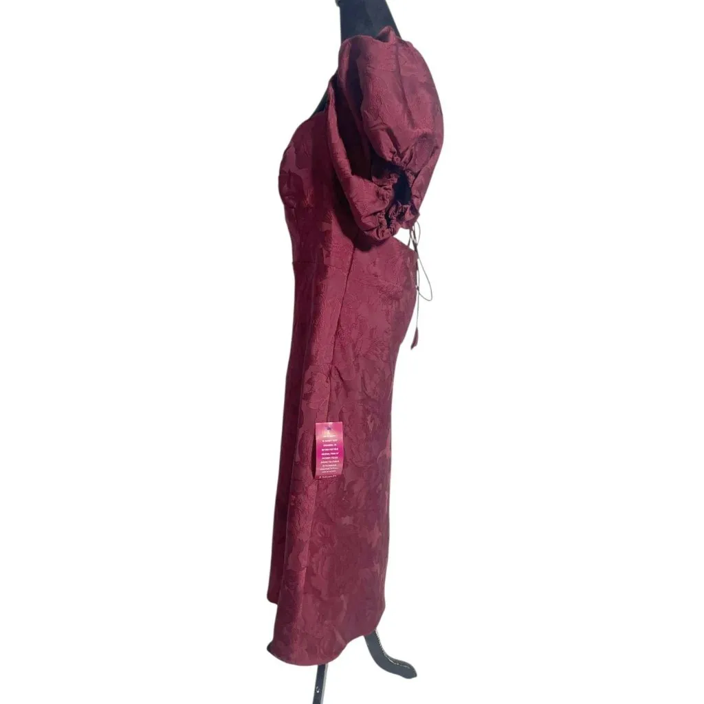 NEW Sachin & Babi Size 14 Dress Burgundy Back Tie Formal Classy Sexy - Image 6