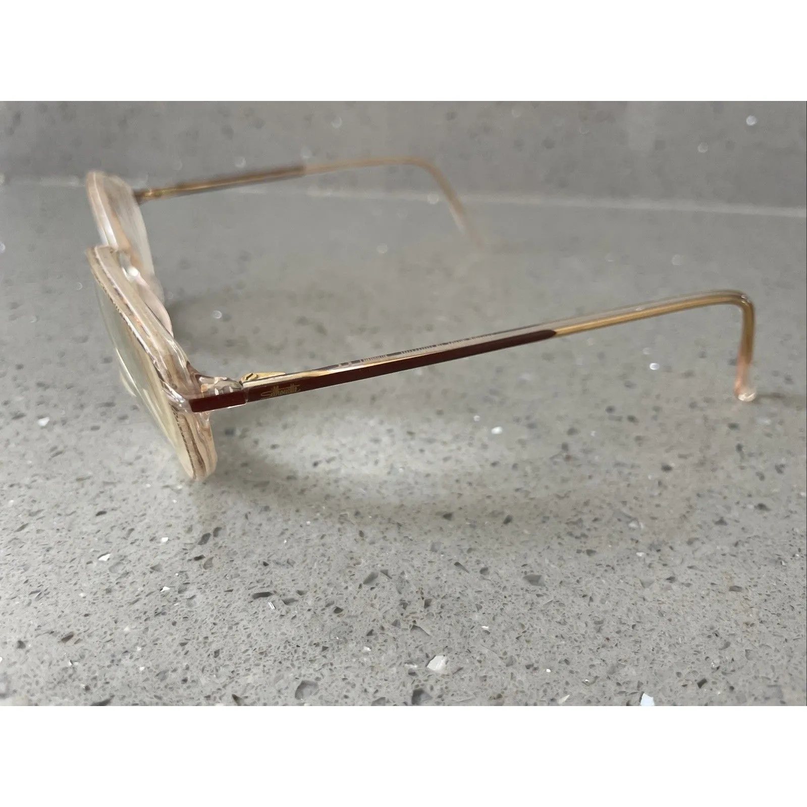 Silhouette Eyeglasses Frames ONLY SPX M1912/27 6053 Brown Austria 55 - Image 3