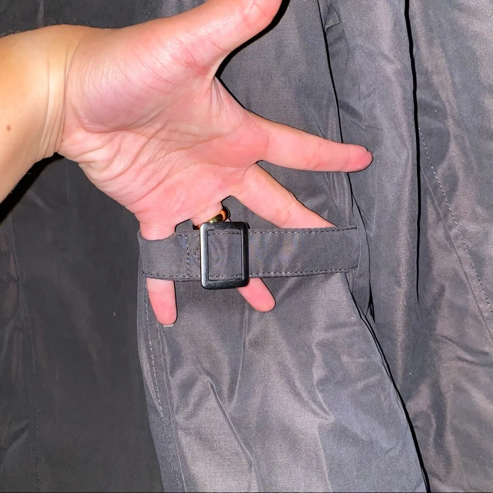 Women’s gray  fleece lined winter coat LARGE - Image 11