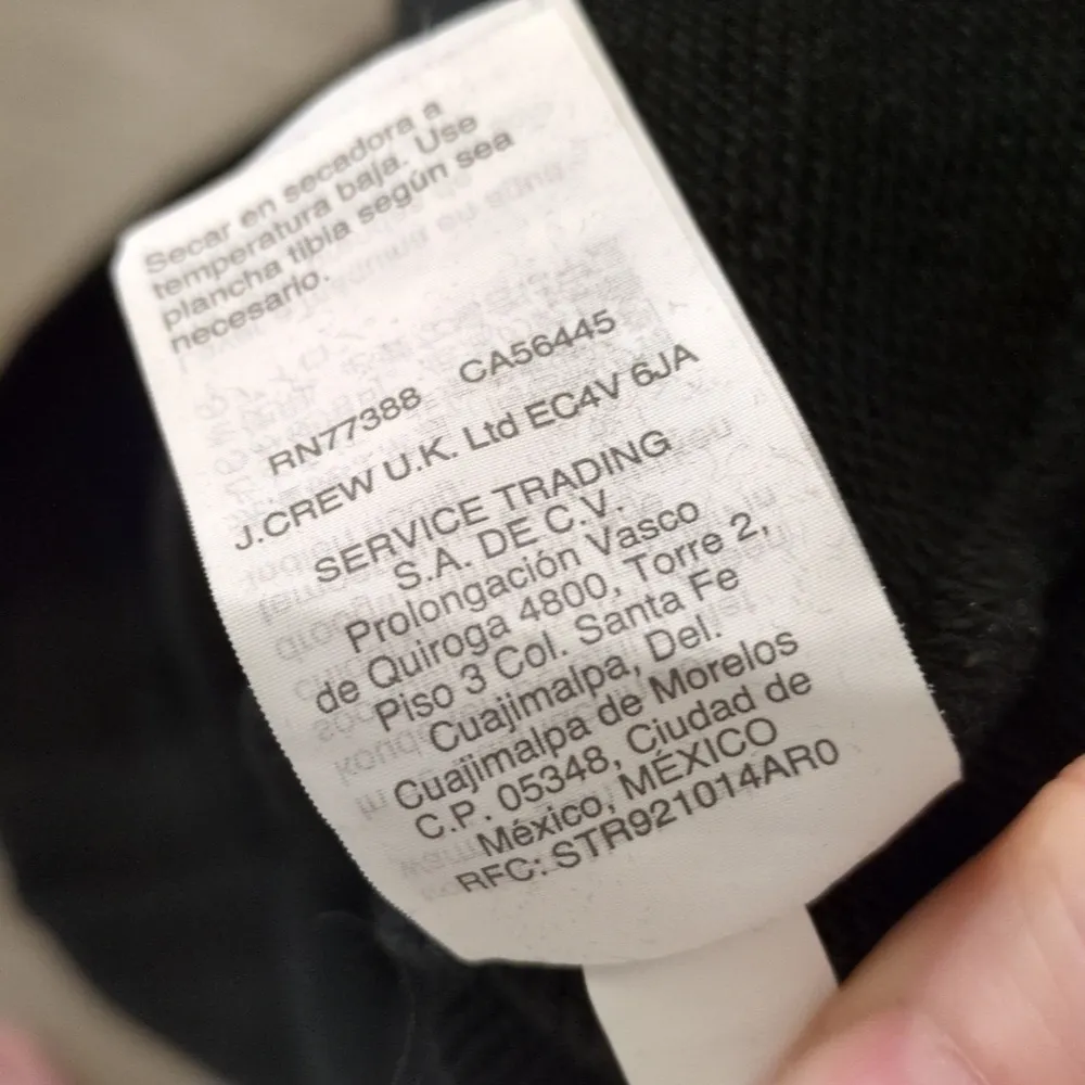 J. Crew Mercantile Tartan Plaid Roffle Edge Sweatshirt Size Small - Image 4