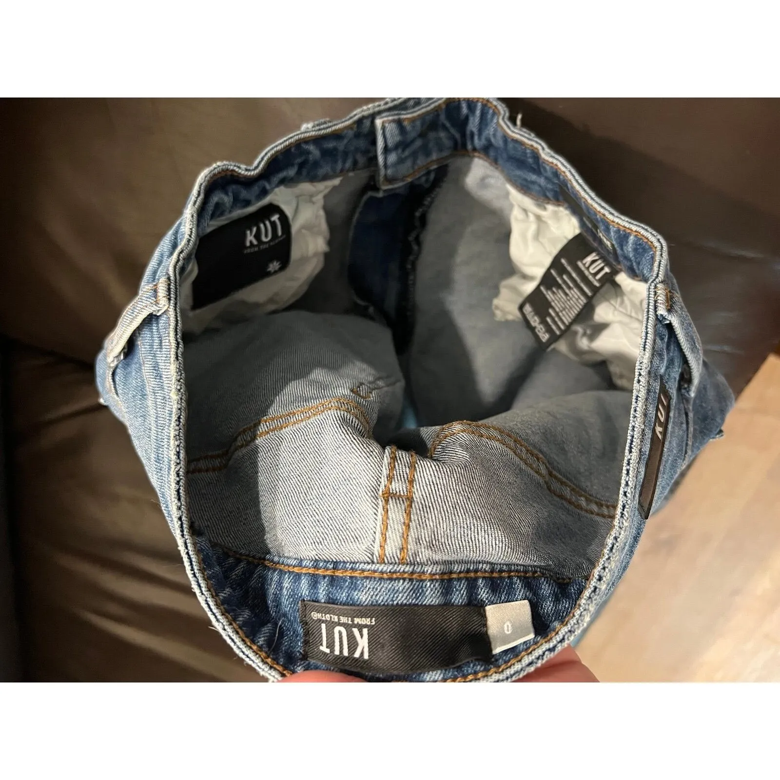 kut from the kloth‎ jean shorts size 0 - Image 3