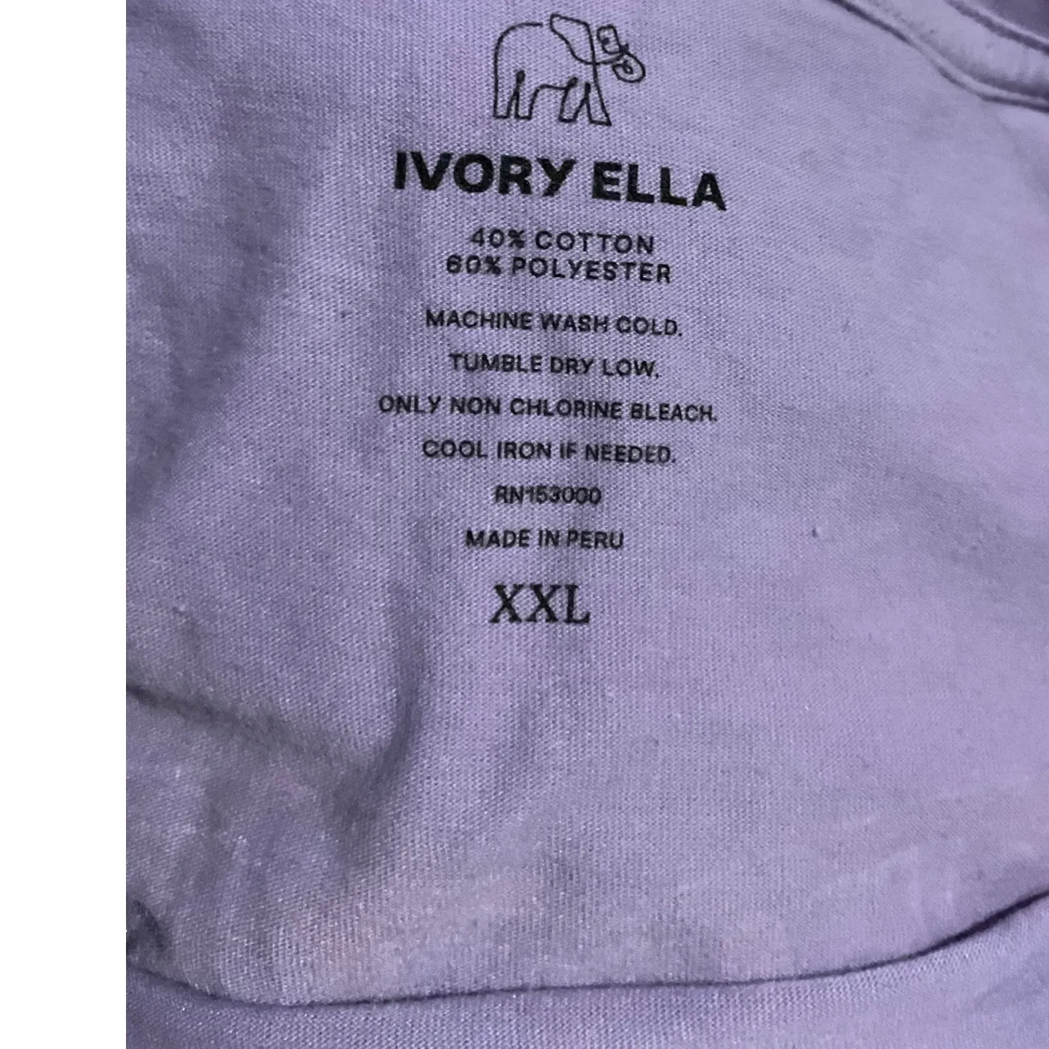 ivory ella logo graphic‎ tshirt - Image 3